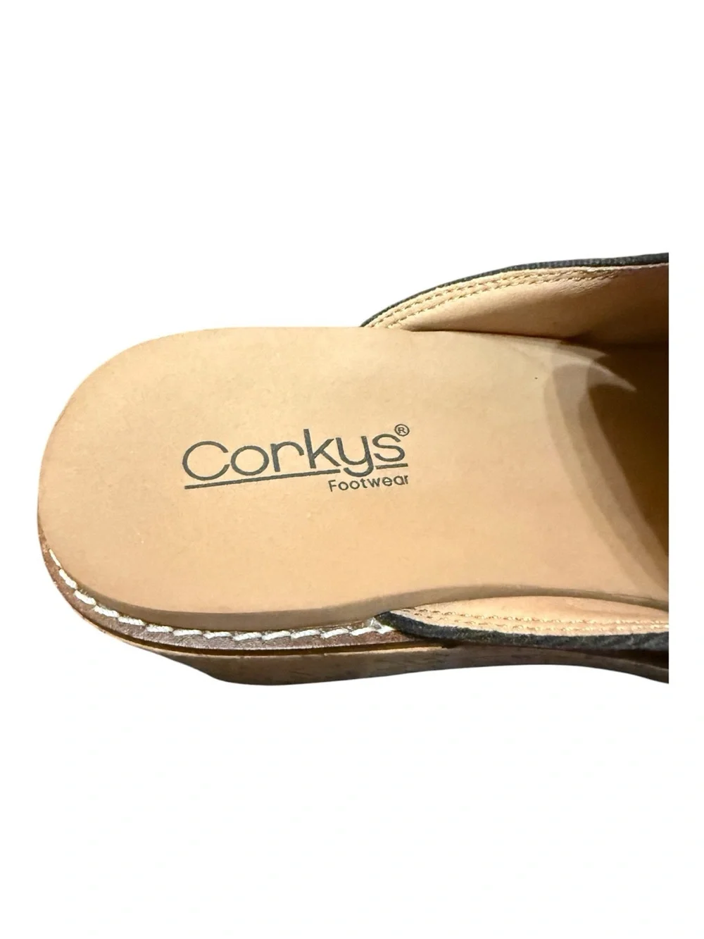 Corkys Black Rhinestone Wedge Slide Sandals Women’s Size 10 | New Without Box